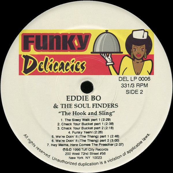 Eddie Bo And The Soul Finders (2) : The Hook And Sling (LP, Comp)