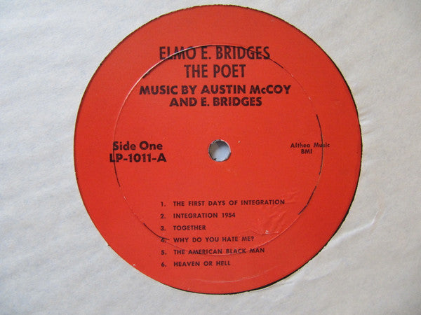 Elmo E. Bridges, Austin McCoy : A Black Man Speaks From The Ghetto (LP)