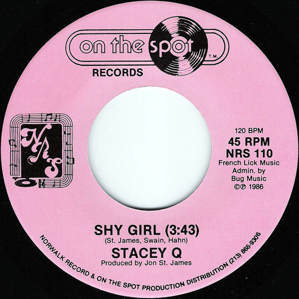 Stacey Q : Shy Girl (7", Single)