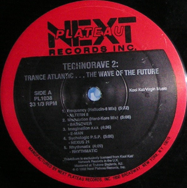 Various : Technorave 2: Trance Atlantic... The Wave Of The Future (LP, Comp)