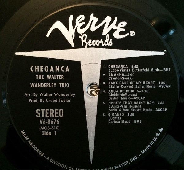 The Walter Wanderley Trio* : Cheganca (LP, Album, MGM)