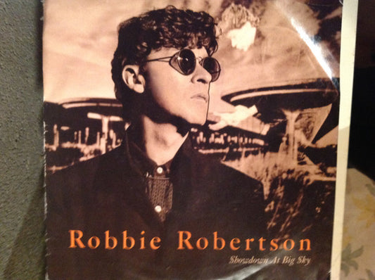 Robbie Robertson : Showdown At Big Sky (7", Single, Promo)