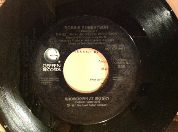 Robbie Robertson : Showdown At Big Sky (7", Single, Promo)