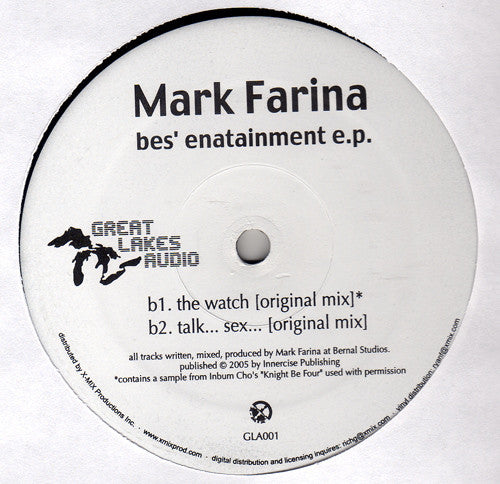 Mark Farina : Bes' Enatainment E.P. (12", EP)