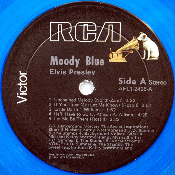 Elvis Presley : Moody Blue (LP, Album, Wad)