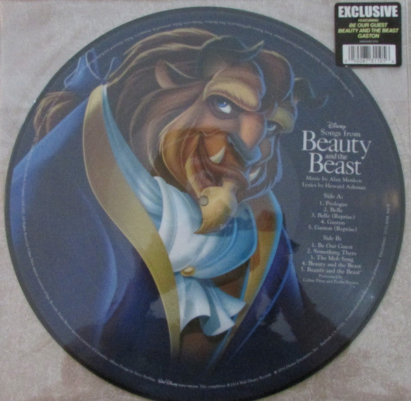 Alan Menken, Howard Ashman : Songs From Beauty And The Beast (LP, Album, Pic)