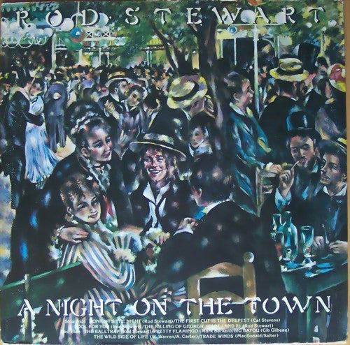 Rod Stewart : A Night On The Town (LP, Album, Jac)