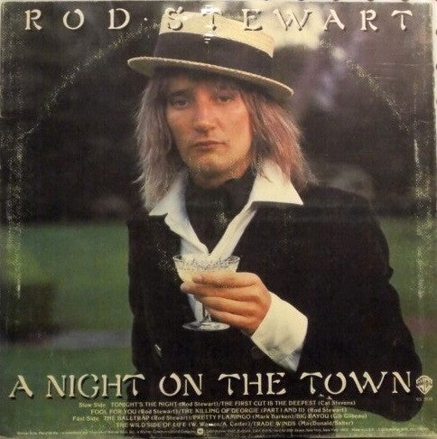 Rod Stewart : A Night On The Town (LP, Album, Jac)