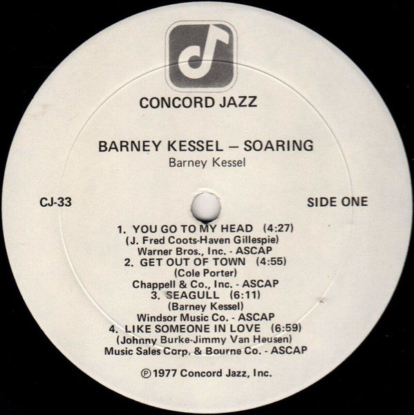 Barney Kessel : Soaring (LP, Album)