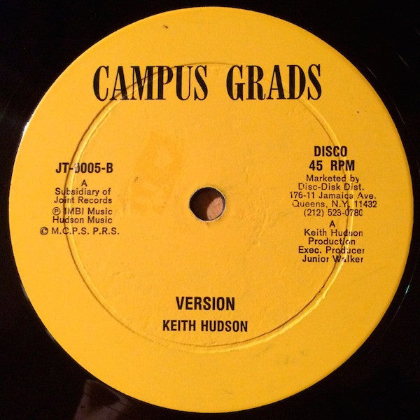 Keith Hudson : Write Me Your Resume (12")