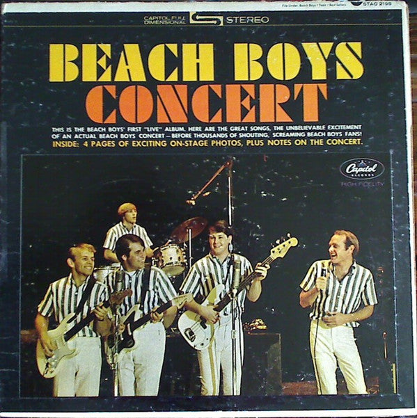 The Beach Boys : Concert (LP, Album, Gat)