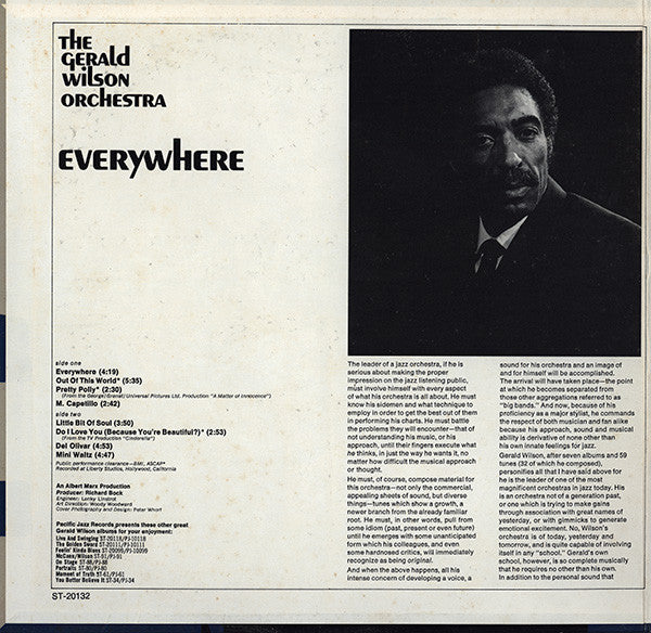 The Gerald Wilson Orchestra* : Everywhere (LP, Album)