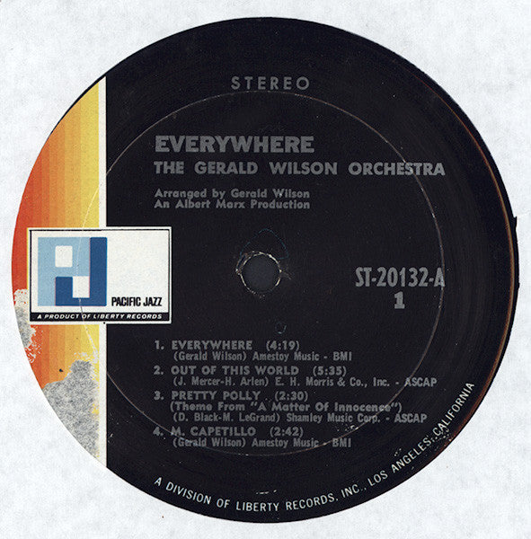 The Gerald Wilson Orchestra* : Everywhere (LP, Album)