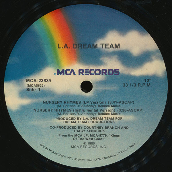 L.A. Dream Team : Nursery Rhymes (12")