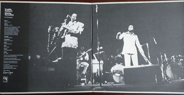 Freddie Hubbard / Stanley Turrentine With Ron Carter, Herbie Hancock, Jack DeJohnette, Eric Gale : In Concert Volume One (LP, Album, Gat)