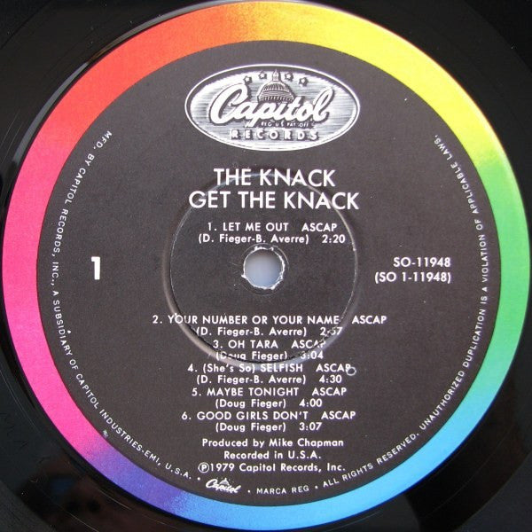 The Knack (3) : Get The Knack (LP, Album, Jac)