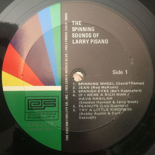 Larry Pisano : The Spinning Sounds Of Larry Pisano (LP)