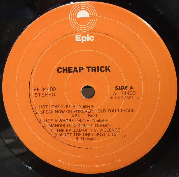 Cheap Trick : Cheap Trick (LP, Album, Ter)