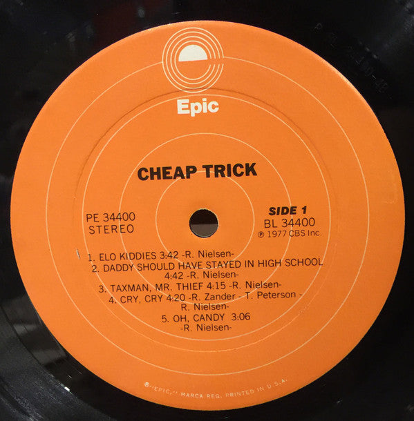 Cheap Trick : Cheap Trick (LP, Album, Ter)