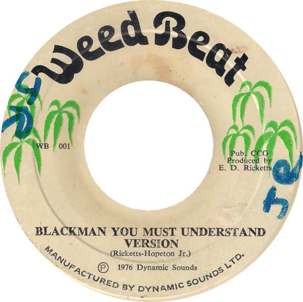 Hopeton Junior : Blackman You Must Understand (7")