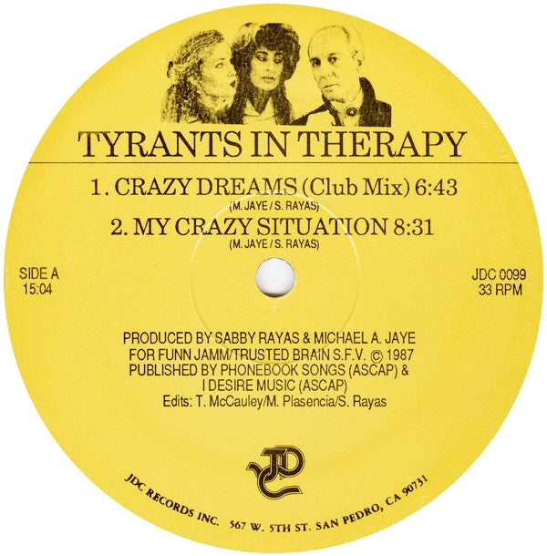 Tyrants In Therapy : Crazy Dreams (12")