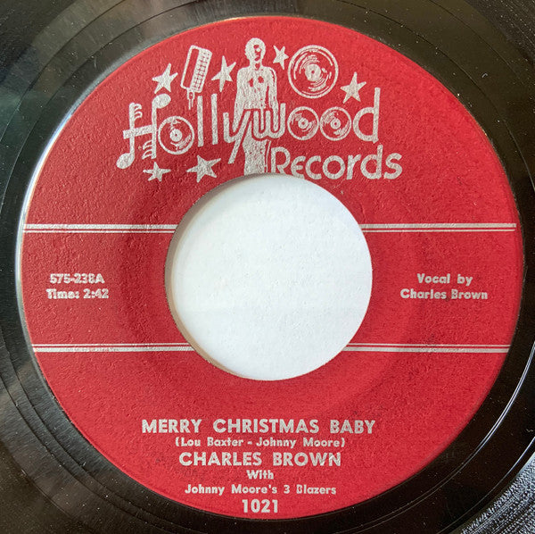 Charles Brown / Lloyd Glenn : Merry Christmas Baby / Sleigh Ride (7")