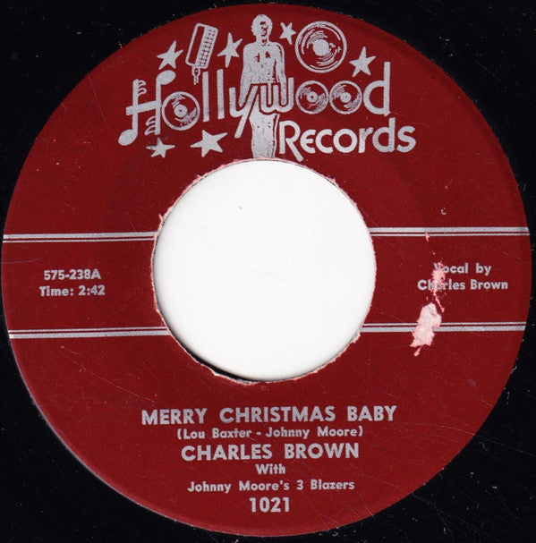 Charles Brown / Lloyd Glenn : Merry Christmas Baby / Sleigh Ride (7")