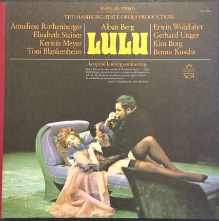 Alban Berg - Anneliese Rothenberger, Elisabeth Steiner, Kerstin Meyer, Toni Blankenheim, Erwin Wohlfahrt, Gerhard Unger, Kim Borg, Benno Kusche, Leopold Ludwig : Lulu (3xLP + Box)