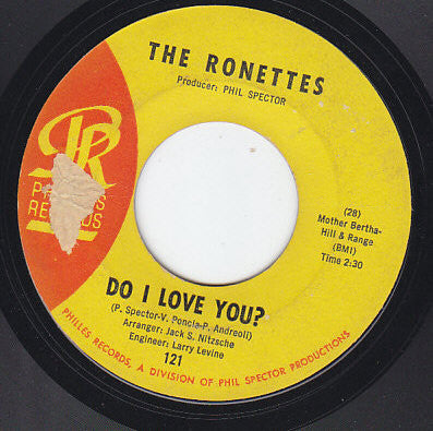 The Ronettes : Do I Love You? / Bebe And Susu (7", Single, Styrene)