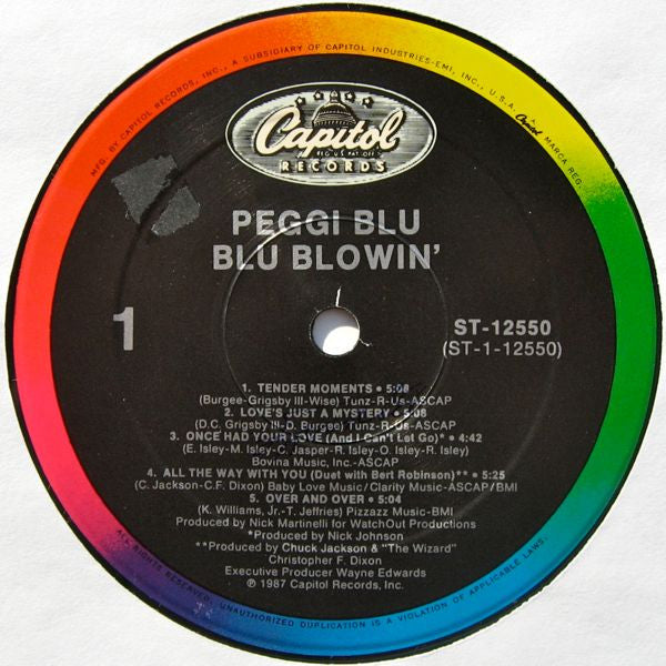 Peggi Blu : Blu Blowin' (LP, Album)