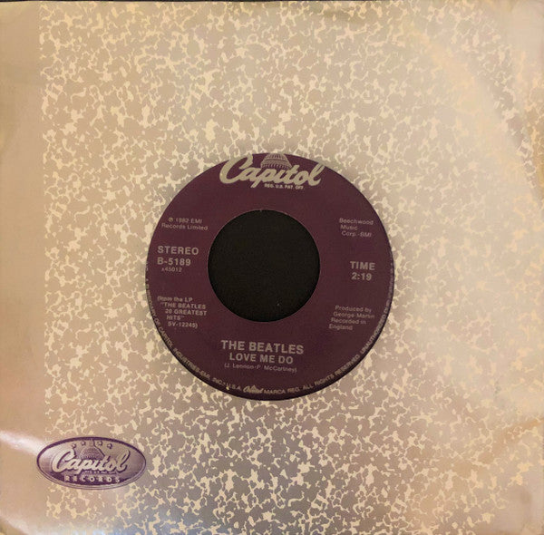 The Beatles : Love Me Do (7", Single, RE)