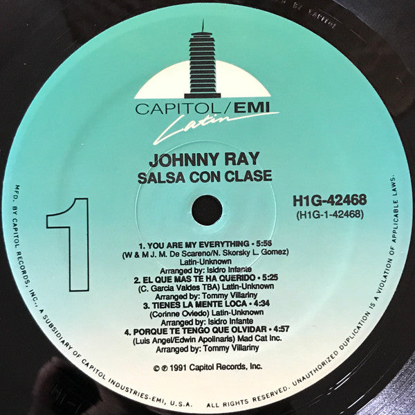 Johnny Ray, Salsa Con Clase : You Are My Everything (LP, Album)