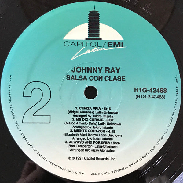 Johnny Ray, Salsa Con Clase : You Are My Everything (LP, Album)