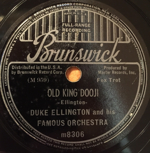 Duke Ellington And His Famous Orchestra* : Old King Dooji / Boy Meets Horn (Shellac, 10")