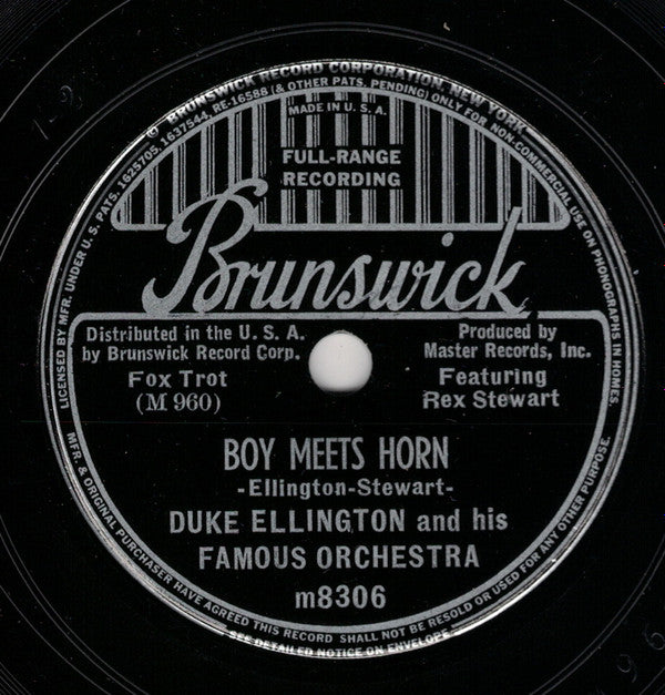 Duke Ellington And His Famous Orchestra* : Old King Dooji / Boy Meets Horn (Shellac, 10")