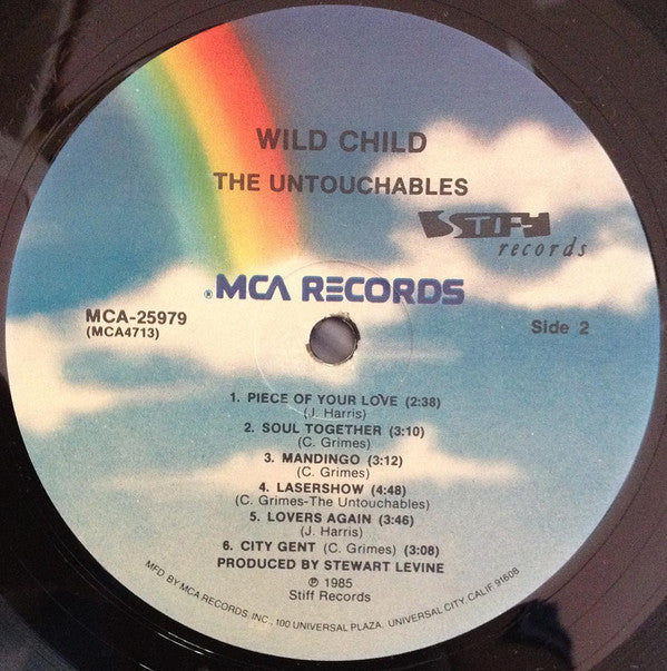 The Untouchables (7) : Wild Child (LP, Album, RE, Pin)