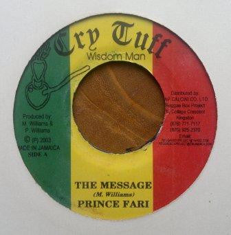 Prince Far I : The Message (7")