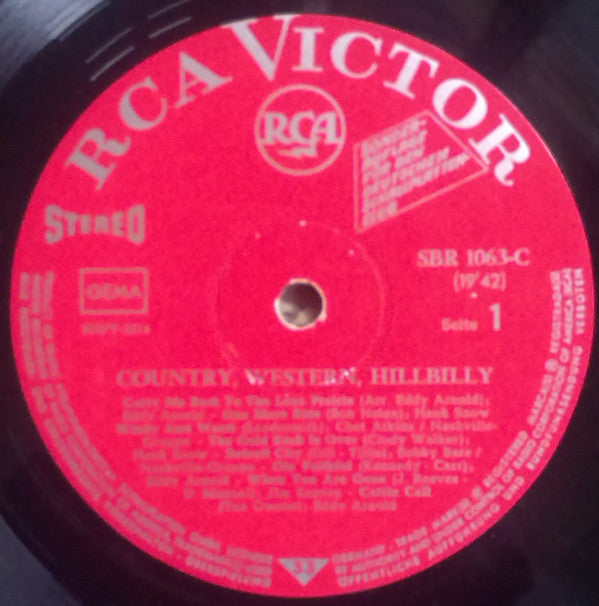 Various : Country, Western, Hillbilly (LP, Comp, Club)