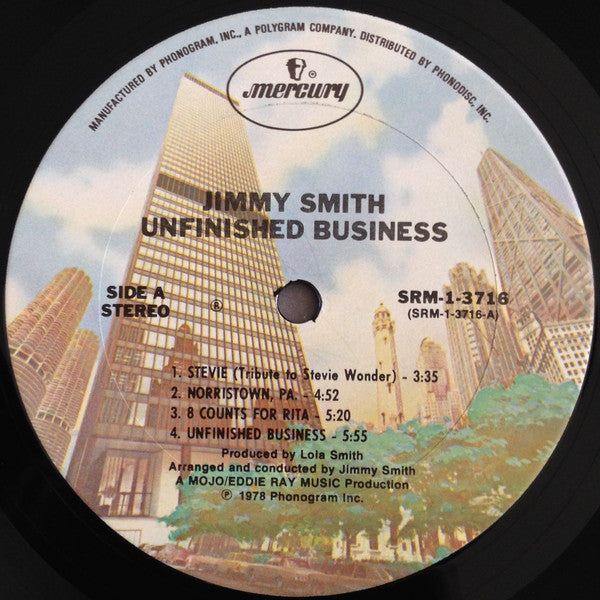 Jimmy Smith : Unfinished Business (LP, Album, Ter)