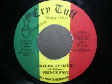 Prince Far I : Psalms Of David (7")