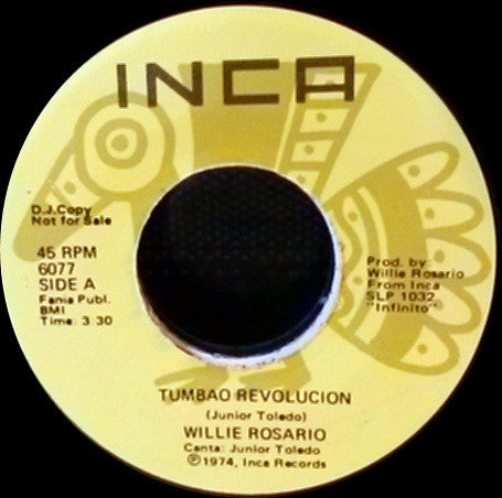 Willie Rosario : Tumbao Revolucion (7", Promo)