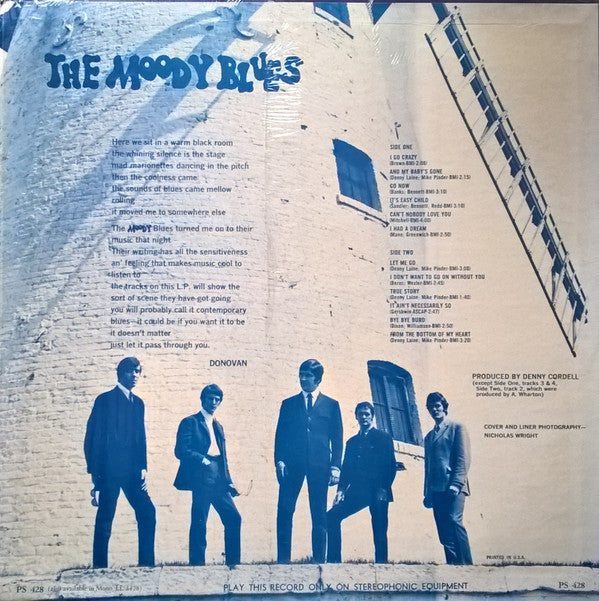 The Moody Blues : Go Now - The Moody Blues #1 (LP, Album, M/Print, Mon)