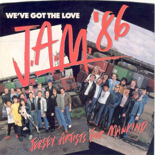 Jersey Artists For Mankind : We've Got The Love (7", Single)