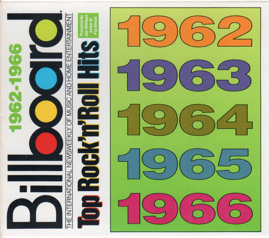 Various : Billboard Top Rock 'N' Roll Hits: 1962-1966 (5xCD, Comp + Box)