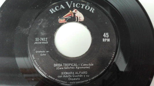 Xiomara Alfaro Con Adolfo Guzmán Y Su Orquesta : Brisa Tropical / María Escandalosa (7", Single)