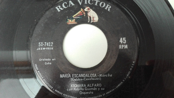 Xiomara Alfaro Con Adolfo Guzmán Y Su Orquesta : Brisa Tropical / María Escandalosa (7", Single)