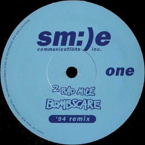 2 Bad Mice : Bombscare (10", Promo)