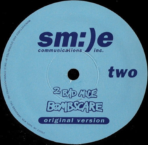 2 Bad Mice : Bombscare (10", Promo)