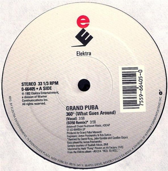 Grand Puba : 360° (What Goes Around) (12", Single)