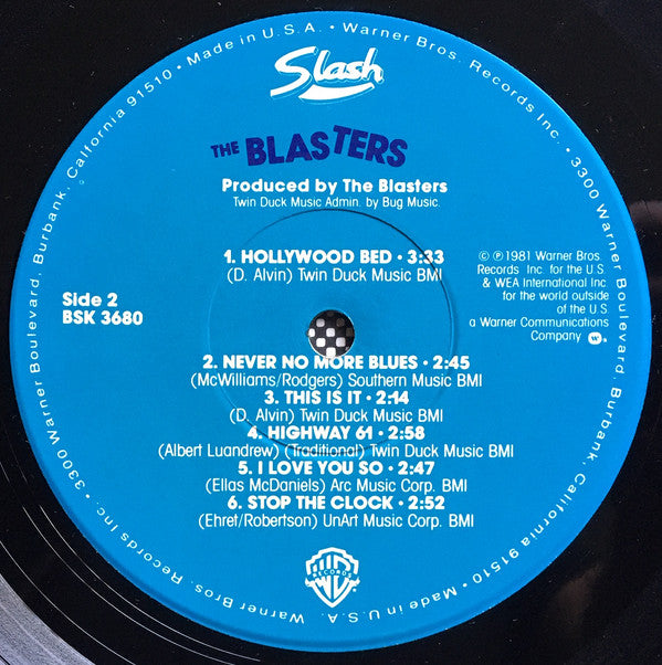 The Blasters : The Blasters (LP, Album, RE, Win)